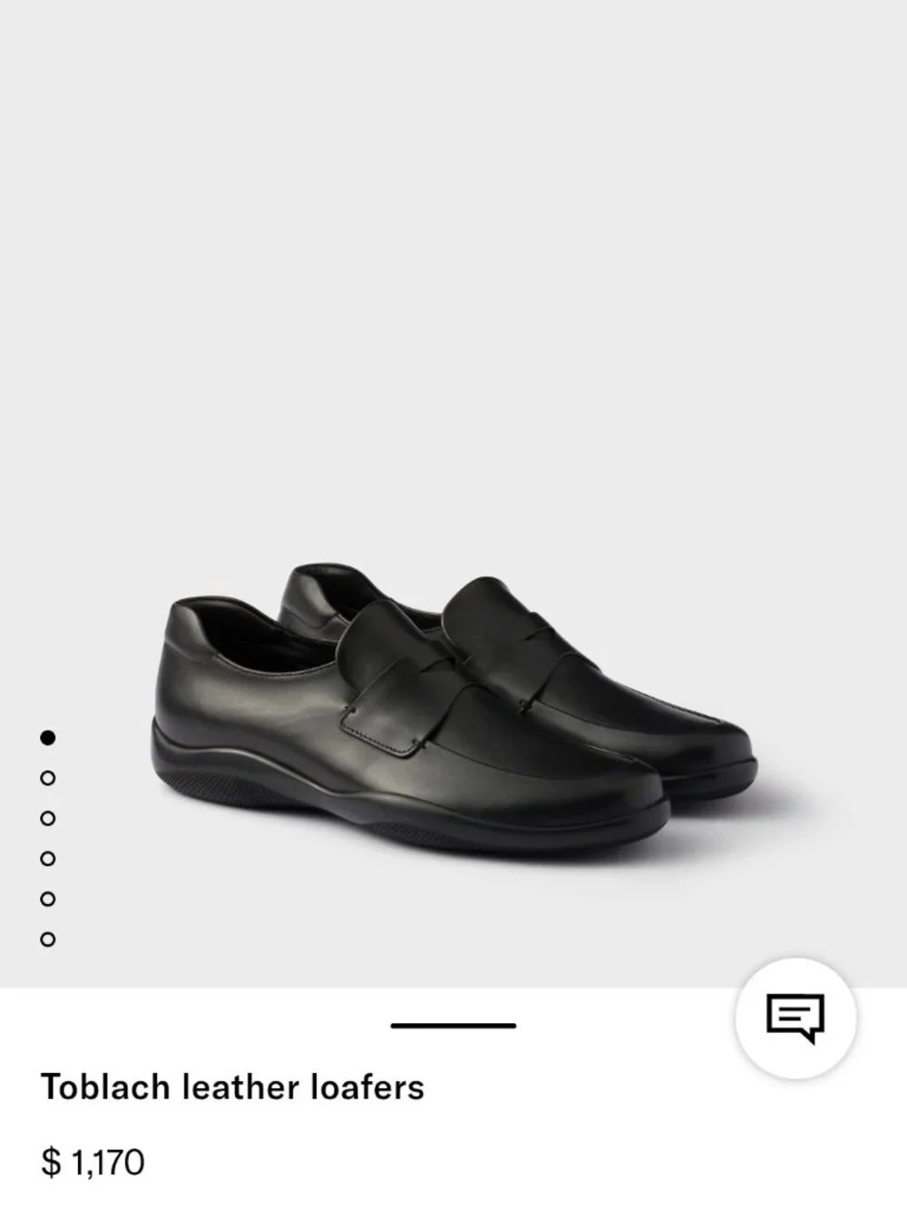 Men's Prada Toblach Loafers US Sz. 10.5 (Prada Sz. 9.5)